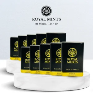 ロイヤルミント商品写真（10缶）